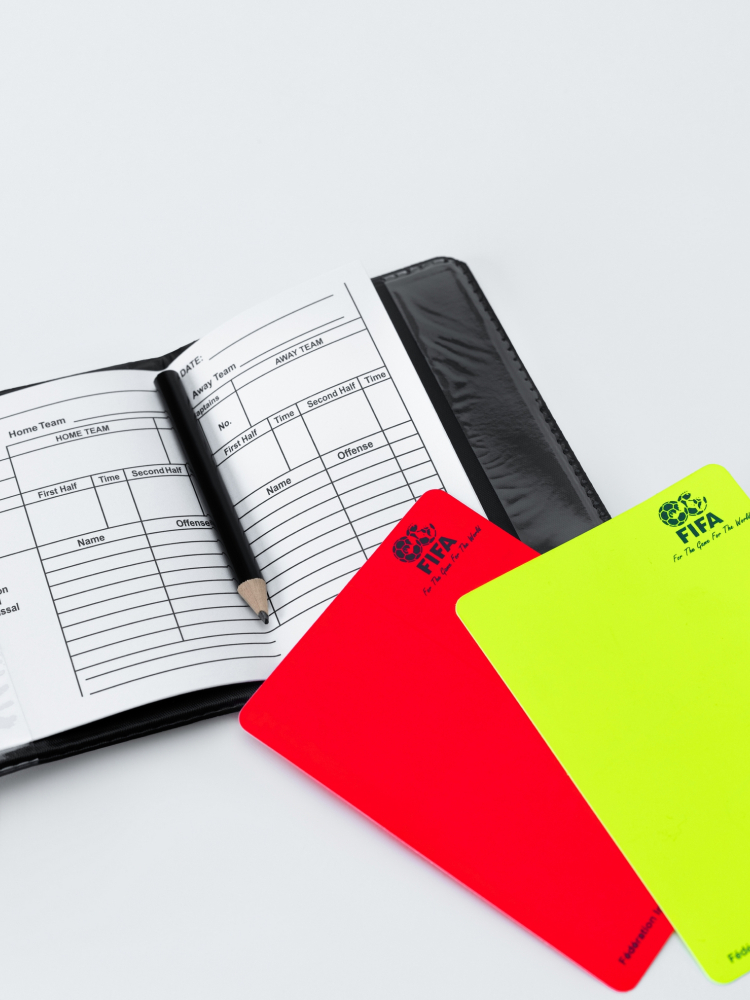 Судейские карточки Red And Yellow Cards